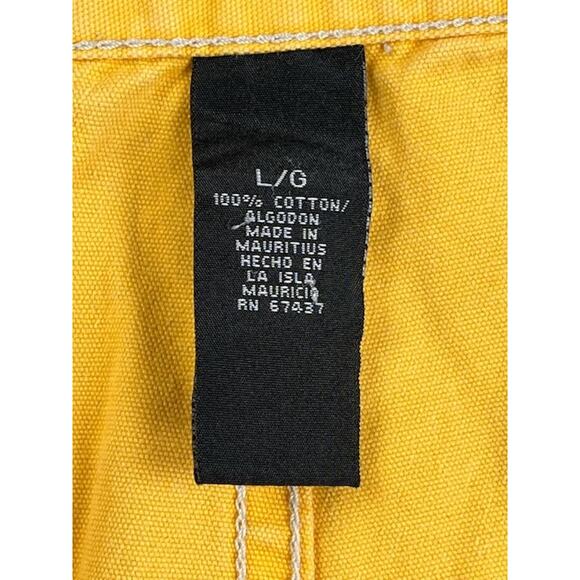 Vintage Polo Jeans Co. Shorts Mens Large Yellow RL-67 Button Fly Boating Baggy - Picture 5 of 13